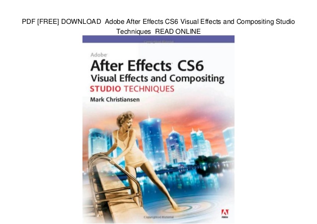 adobe after effects cs6 download